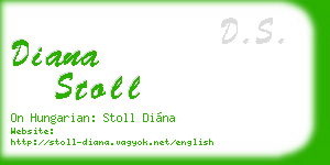 diana stoll business card